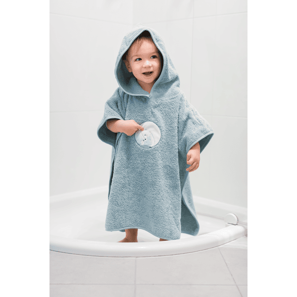 fillikid Poncho Eisbär Ocean hellblau Sonderangebot der Fabrik