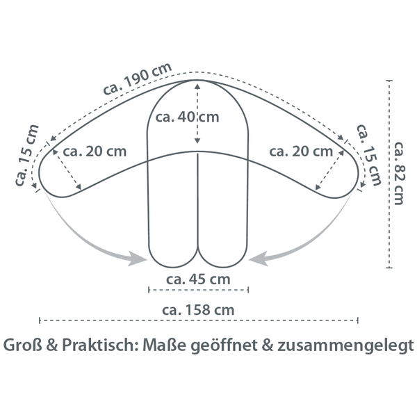 THERALINE Original Stillkissen inkl. Bezug Terra Cotta Musselin Riesige Rabatte