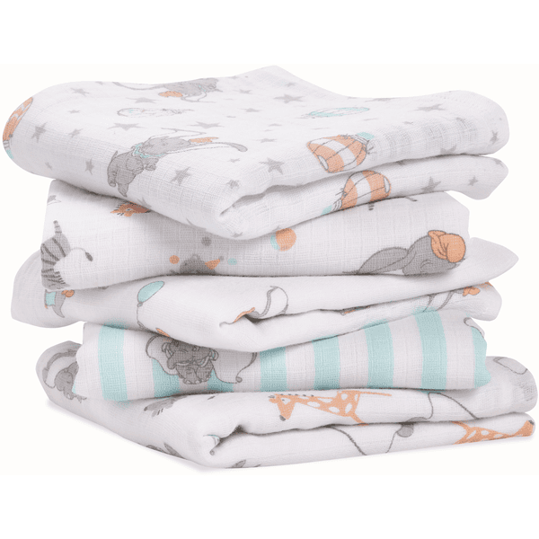 aden® Spucktücher dumbo new heights 5er Pack