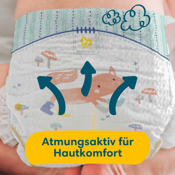 Pampers Windelset Premium Protection, New Baby Gr. 2 Mini, 4-8kg, Monatsbox (1x 240 Windeln) und Gr. 3 Midi, 6-10kg, Monatsbox (1x 204 Windeln) im Angebot