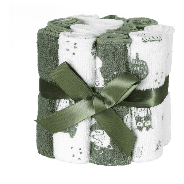 kindsgard Waschtücher vaskedag 12er-Pack oliv Sonderangebot