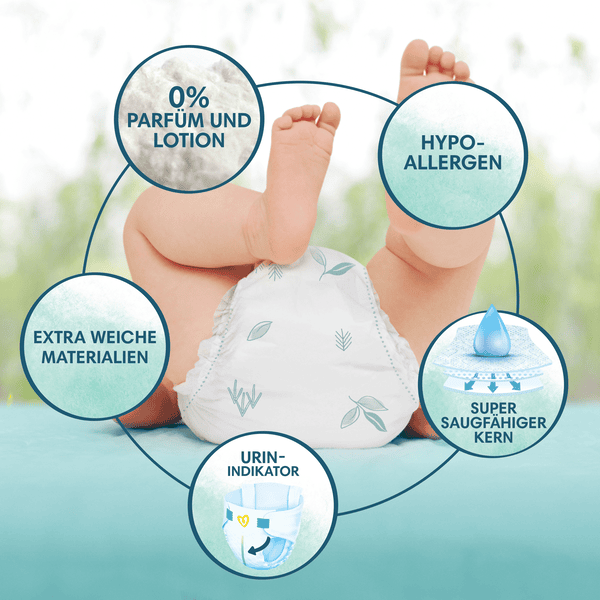 Pampers Windeln Harmonie Gr. 5 Junior, 11+ kg, Maxi Pack (1x 66 Windeln) Zeitlich begrenztes Angebot