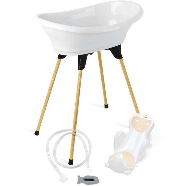 Thermobaby® Badewannenset Vasco 5 in 1, lily white Große Rabatte