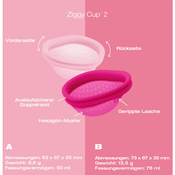 Intimina Menstruationstasse Ziggy Cup 2 Größe A Bis zu 55% Rabatt