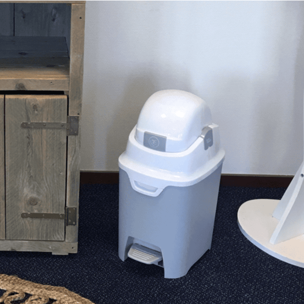 Diaper Champ Windeleimer ONE Standard Handsfree, silber Günstiger Verkauf