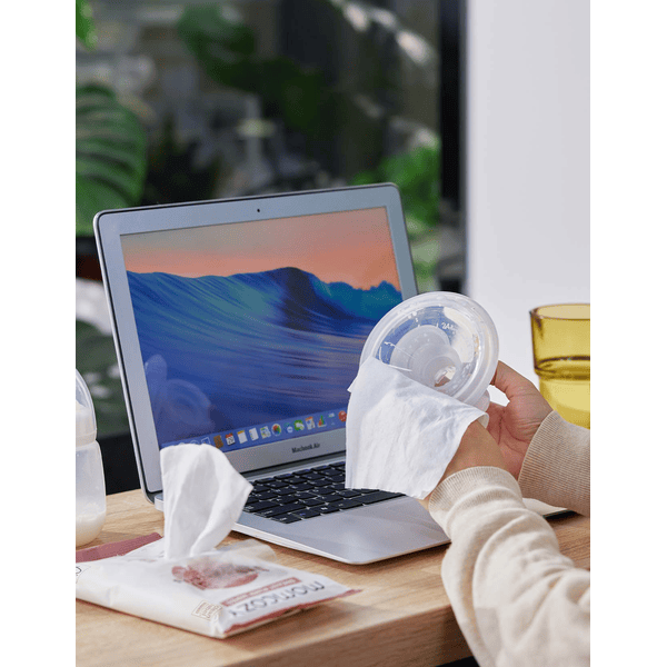 momcozy Reinigungstücher für Milchpumpen, 90 Tücher (3 x 30 Stk) Günstig kaufen