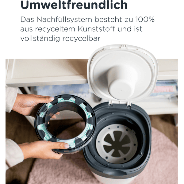 Tommee Tippee Windeleimer Twist & Click Sangenic, inklusive 12x Nachfüllkassetten, weiß Heißer Verkauf