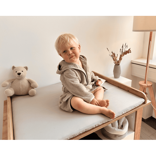 kindsgard Bademantel koskaply beige Räumungsverkauf