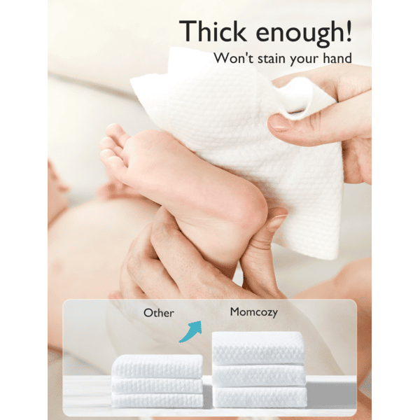 momcozy Feuchttücher, largest water wipes 720 Tücher (12 x 60 Stk) Black Friday Preise