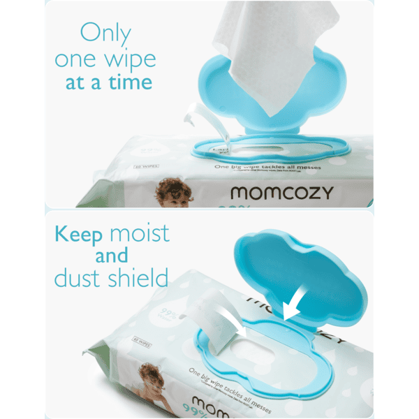 momcozy Feuchttücher, largest water wipes 720 Tücher (12 x 60 Stk) Black Friday Preise