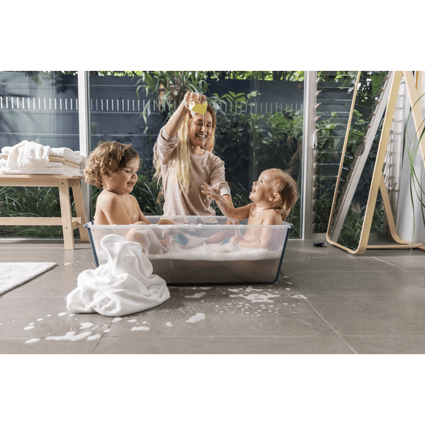 STOKKE® Badewanne Flexi Bath XL™ extra groß weiß mit hitzeempfindlichem Stöpsel ab der Geburt Verkauf