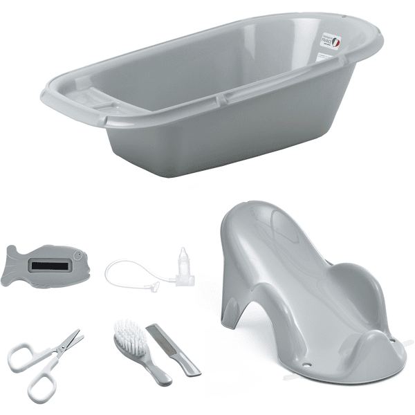 Thermobaby® Badewannenset 1st Age, Luxe grey charm Schlussverkauf