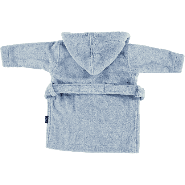 Alvi® Frottier Bademantel mit Kapuze hellblau Online Shopping