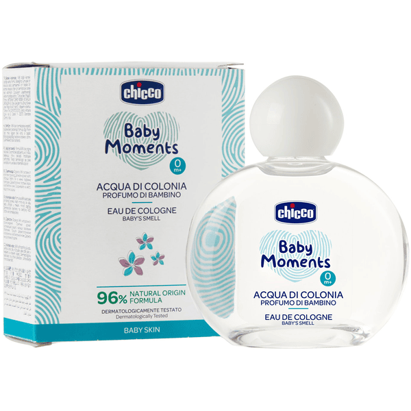 chicco Baby Moments Set 1 Körperbad 200 ml, Shampoo 200 ml, Eau de Cologne 100 ml Valentinstagsangebot