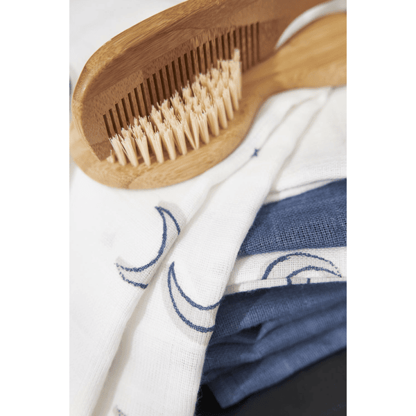 MEYCO Spucktücher 3er Pack Musselin Moon Indigo Angebote