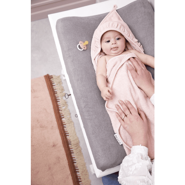 MEYCO Kapuzentuch Frottee Ruffle Soft Pink Meist gekauft
