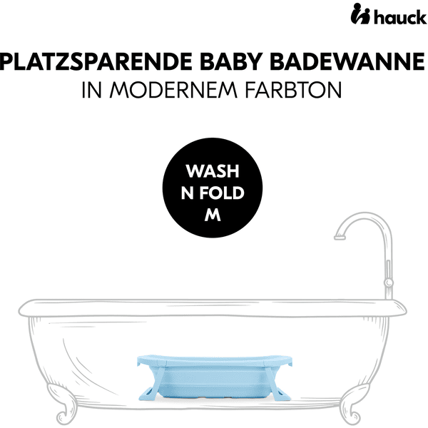 hauck Faltbadewanne Wash N Fold M Light Blue Fabrik Onlineshop