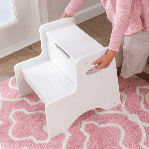 KidKraft® Zweistufige Trittleiter weiß Flash Sale