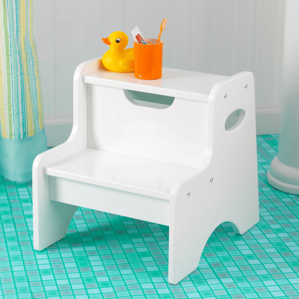 KidKraft® Zweistufige Trittleiter weiß Flash Sale