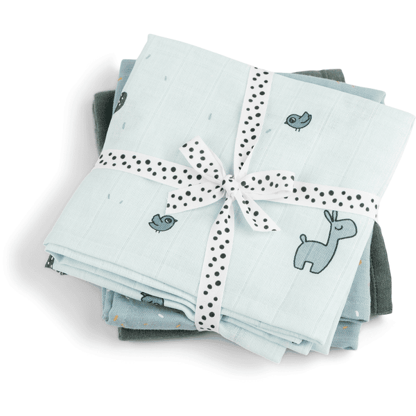 Done by Deer™ Mullwindeln 3-er Pack Lalee Blau Weihnachtsangebot