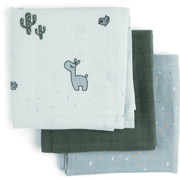 Done by Deer™ Mullwindeln 3-er Pack Lalee Blau Weihnachtsangebot