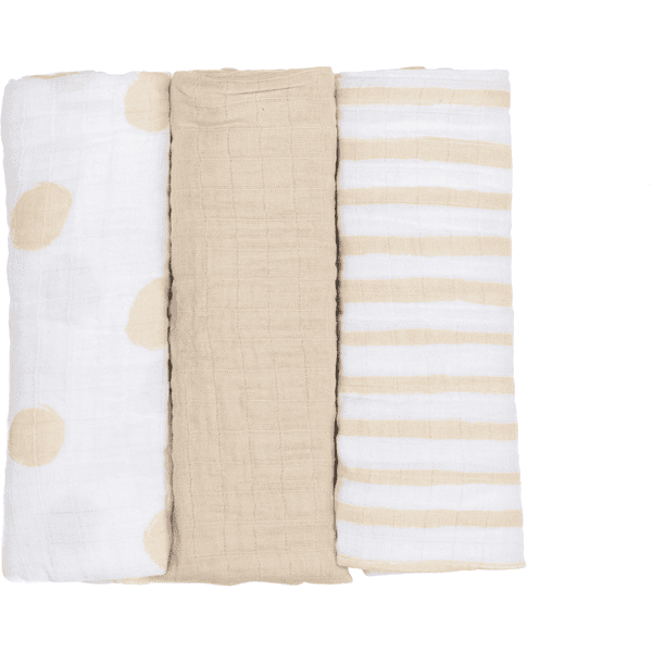 kindsgard Mullwindeln bovkaelig 3er-Pack beige Muttertagsangebot