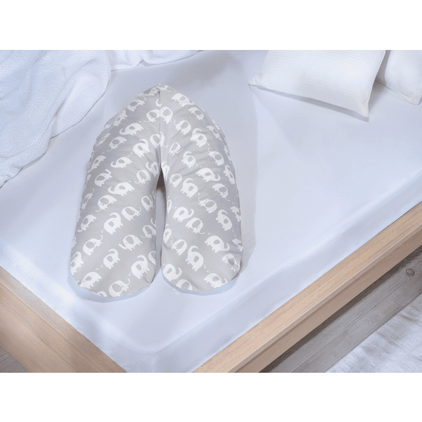 THERALINE Stillkissen Komfort inkl. Bezug Elefantenherde 50% Rabatt mit kostenlosem Versand