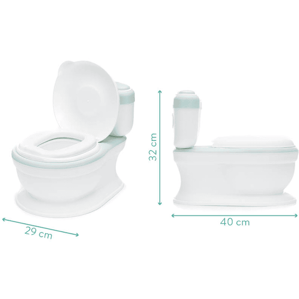 fillikid Töpfchen Mini Toilette Marlin salbei / weiß Zeitlich begrenztes Angebot