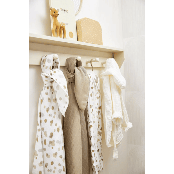 MEYCO Musselin Swaddle 2er-pack Stains Sand Tiefpreis
