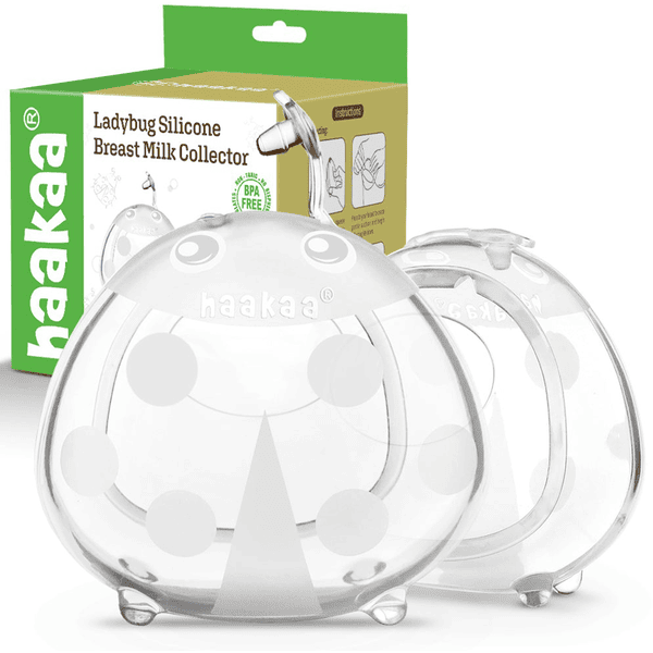haakaa® Milchauffänger Marienkäfer, 75ml 2er Set Neueste Stile
