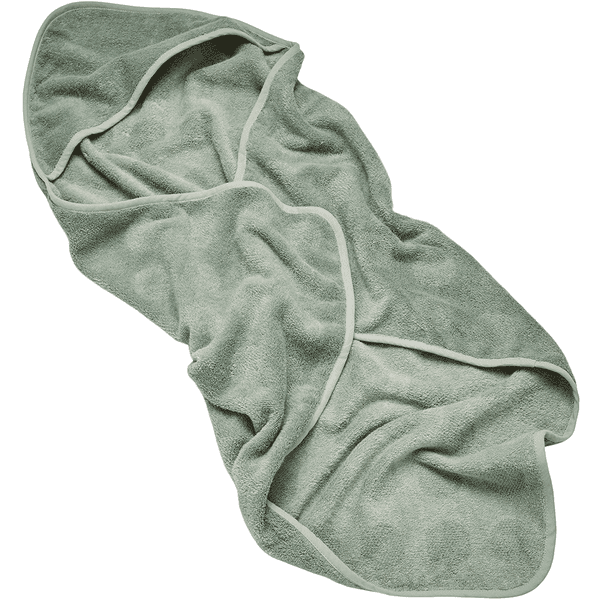 Leander Kapuzenbadetuch sage green Bis zu 50% Rabatt