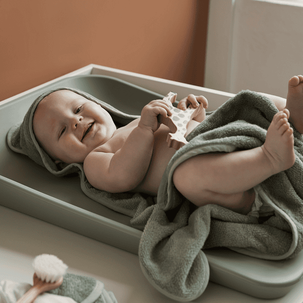 Leander Kapuzenbadetuch sage green Bis zu 50% Rabatt