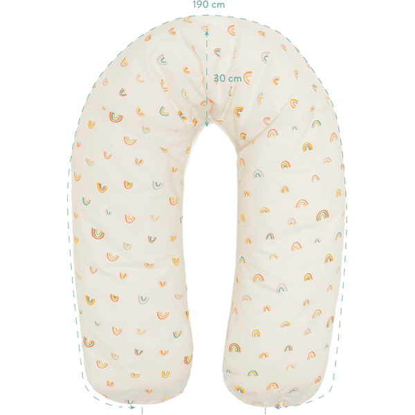 fillikid Stillkissen Rainbows beige 190 cm Nur für heute