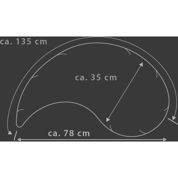 THERALINE Bezug für das Yinnie Kissen Pusteblume zartgrün 2025