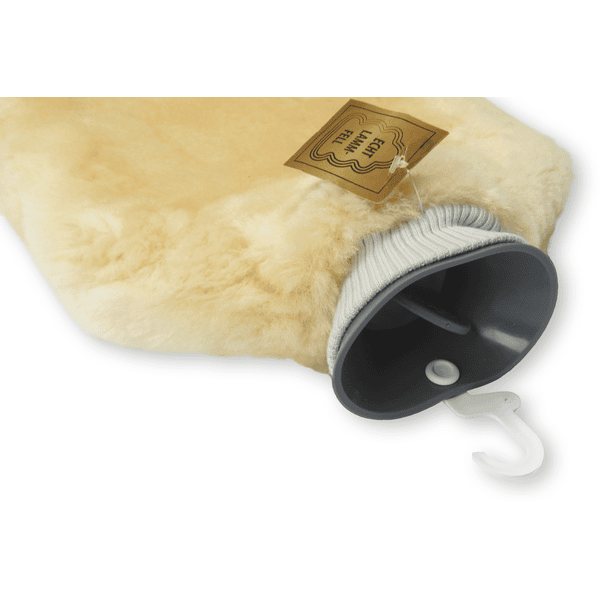 Heitmann Lammfell-Wärmflasche gold-beige Verkauf