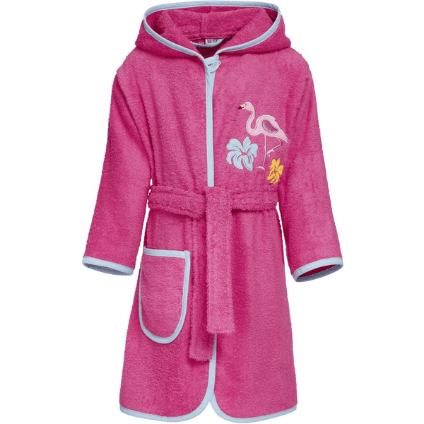 Playshoes Frotte-Bademantel Flamingo pink Cyber Monday