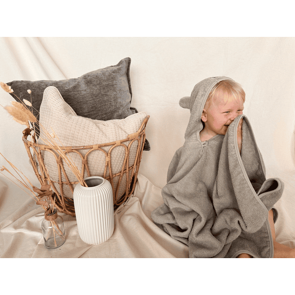 kindsgard Badeponcho torkapse beige Tiefpreis