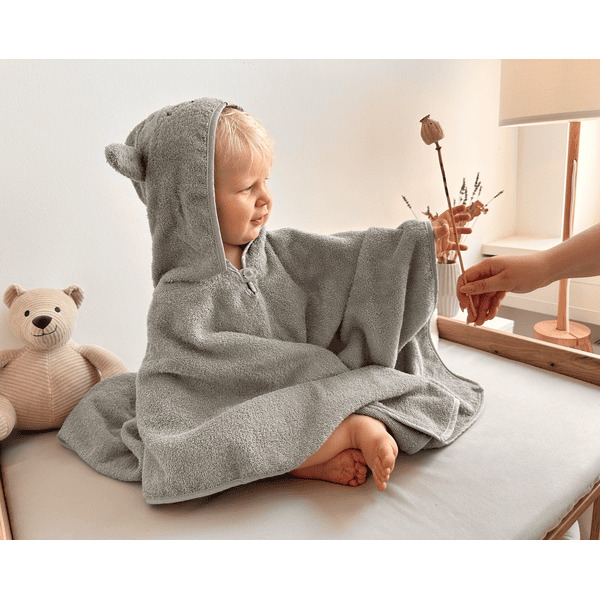 kindsgard Badeponcho torkapse grau Super Sparpreis