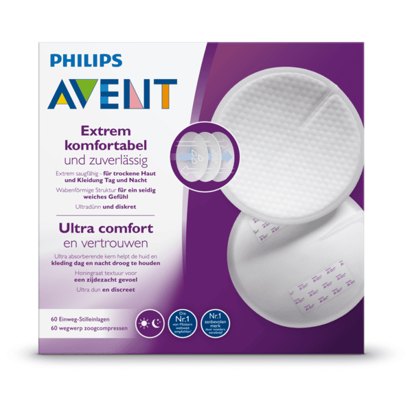Philips Avent Einweg-Stilleinlagen SCF254/61 60 Stück Riesige Rabatte