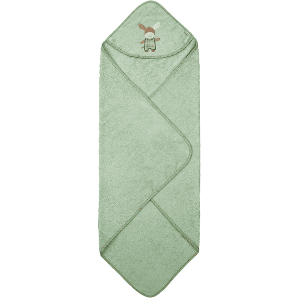 Sterntaler Kapuzenbadetuch Emmilius hellgrün 100 x 100 cm Top Angebot