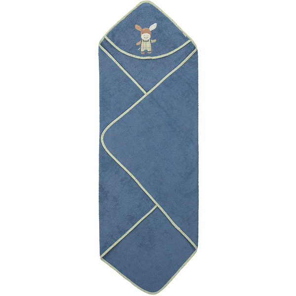 Sterntaler Kapuzenbadetuch Emmilius mittelblau 100 x 100 cm Begrenzte Freigabe