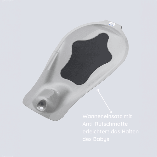 Rotho Babydesign Badewanneneinsatz TOP stone grey Neueste Stile