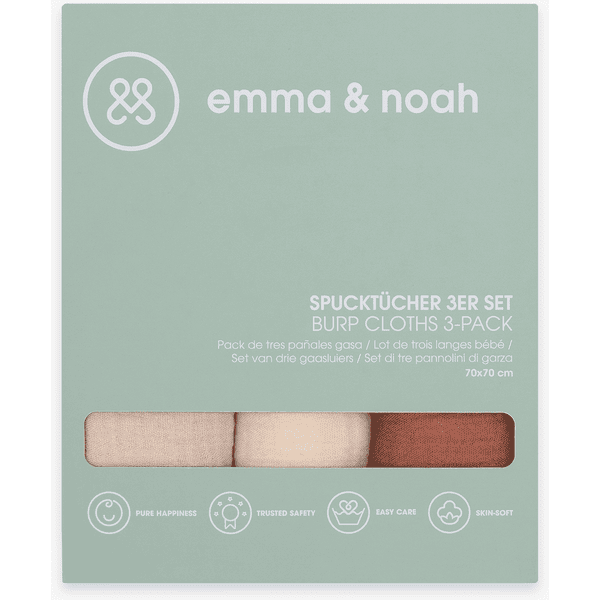 emma & noah Mullwindeln 3er Set Erdtöne Bis zu 60% Rabatt