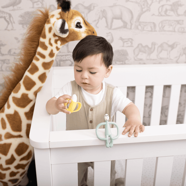MATCHSTICK MONKEY™ Beißringe Geschenkset Banane & Affe Vierteljährliche Förderung