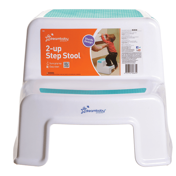 Dreambaby® Tritthocker mit Stufen in weiß/aqua Fabrikladen