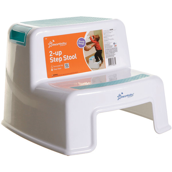 Dreambaby® Tritthocker mit Stufen in weiß/aqua Fabrikladen