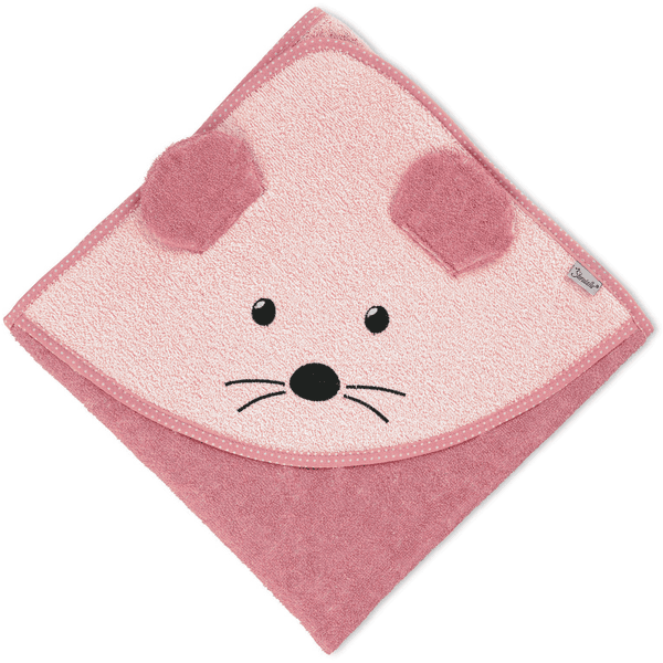 Sterntaler Kapuzenbadetuch Mabel rosa 100 x 100 cm Preisnachlass