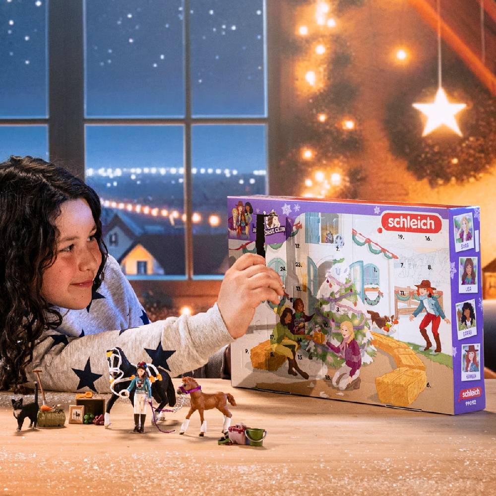 ﻿Schleich Adventskalender HORSE CLUB 2024 Vatertagsangebot