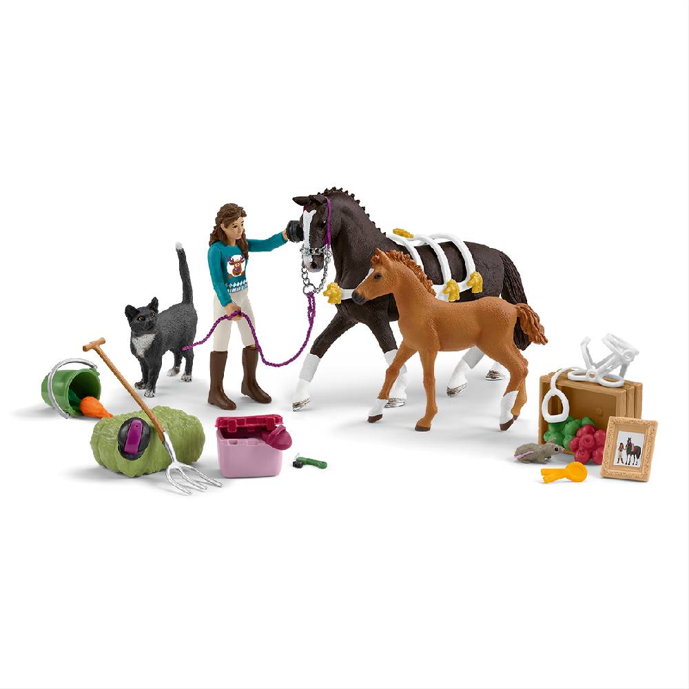 ﻿Schleich Adventskalender HORSE CLUB 2024 Vatertagsangebot