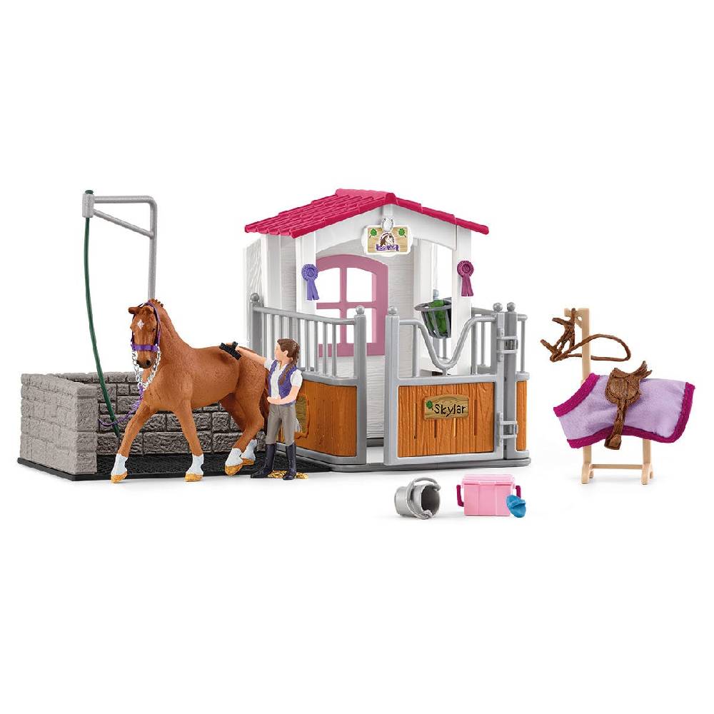 Schleich Waschplatz mit Pferdebox Nur für heute